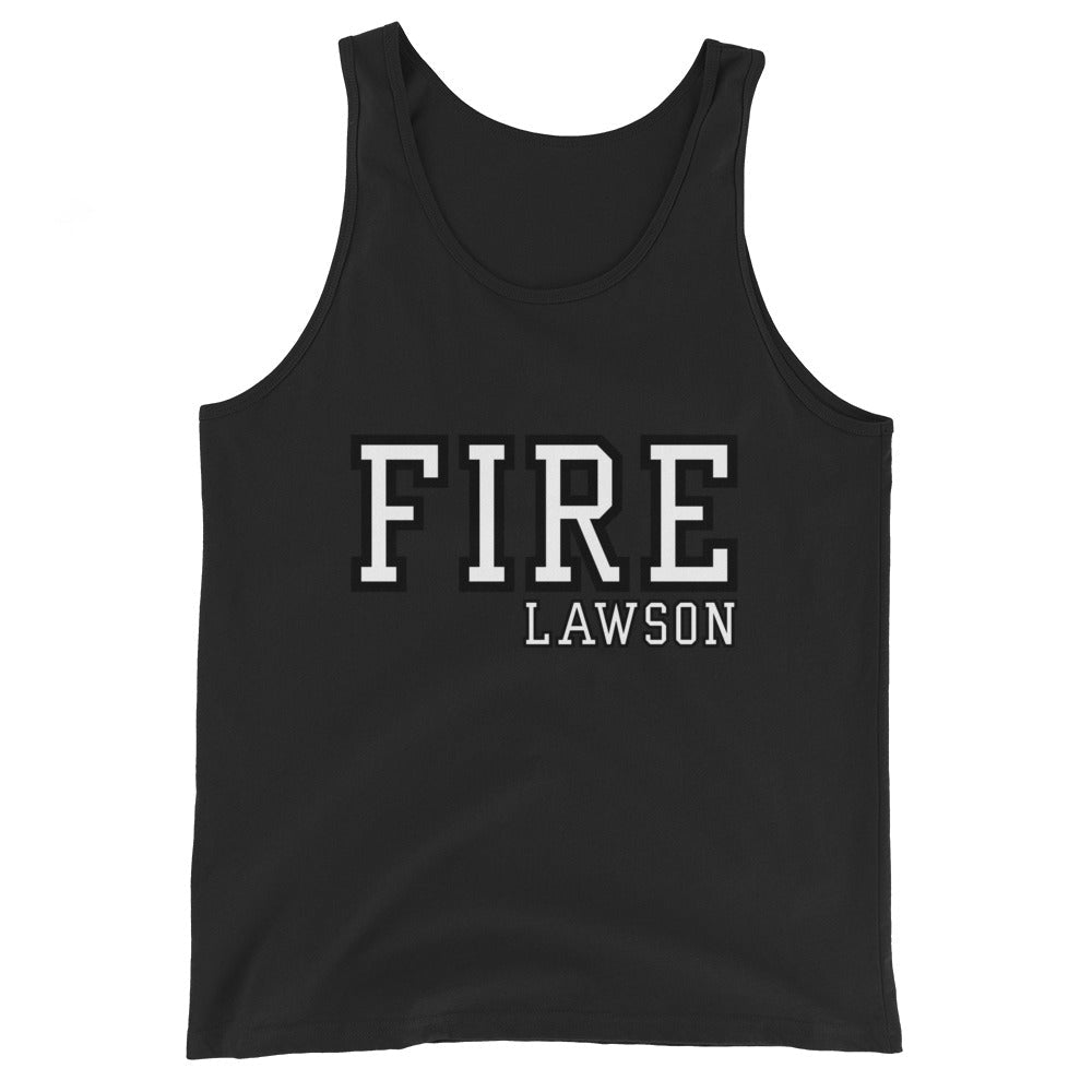 Performance | Tank Top | Lawson Fire Department | Script Logo