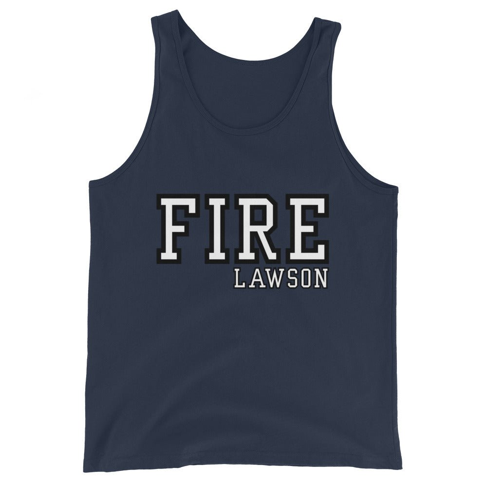 Performance | Tank Top | Lawson Fire Department | Script Logo