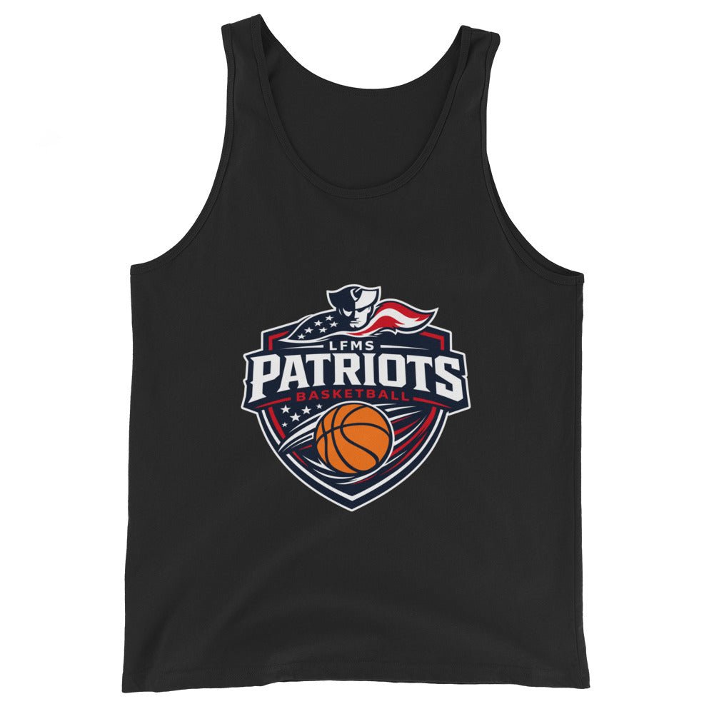 Performance | Tank Top | LFMS Athletics | Patriots Basketball Logo