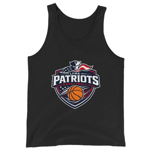 Performance | Tank Top | LFMS Athletics | Patriots Basketball Logo