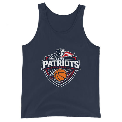Performance | Tank Top | LFMS Athletics | Patriots Basketball Logo
