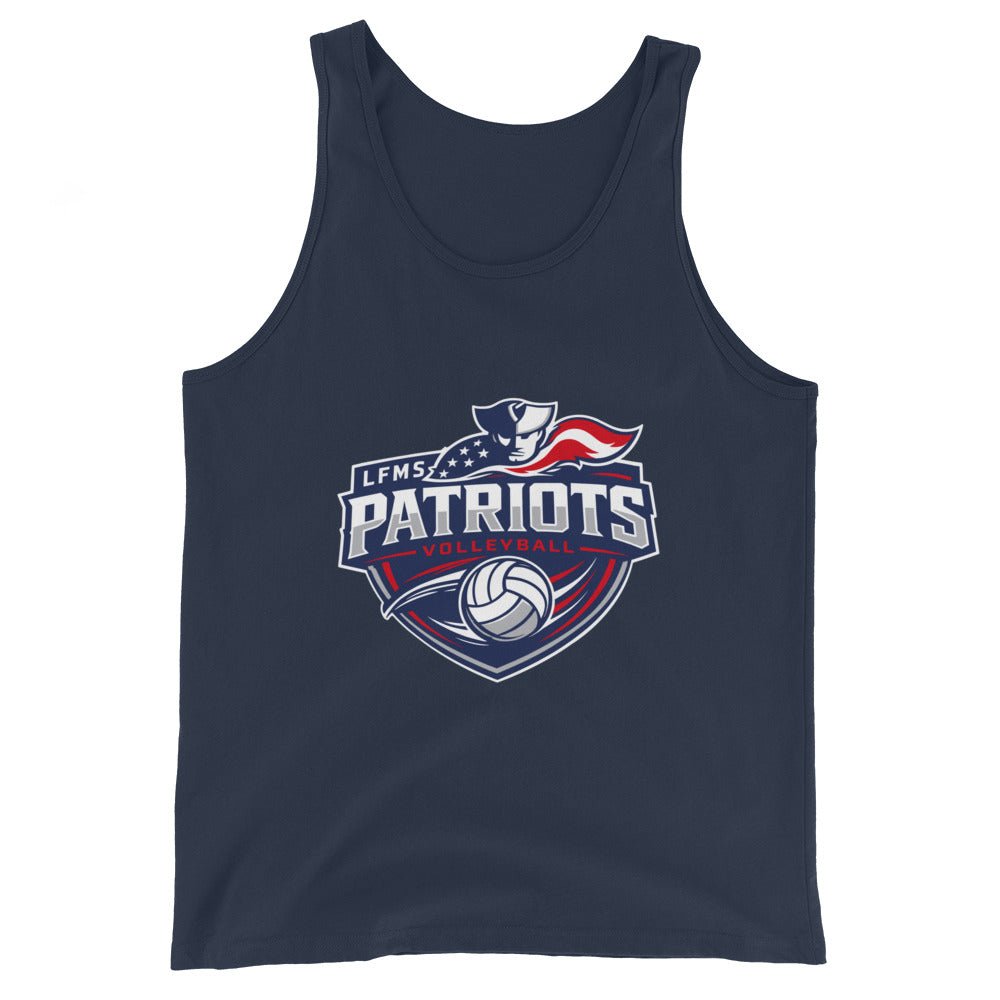 Performance | Tank Top | LFMS Athletics | Patriots Volleyball Logo