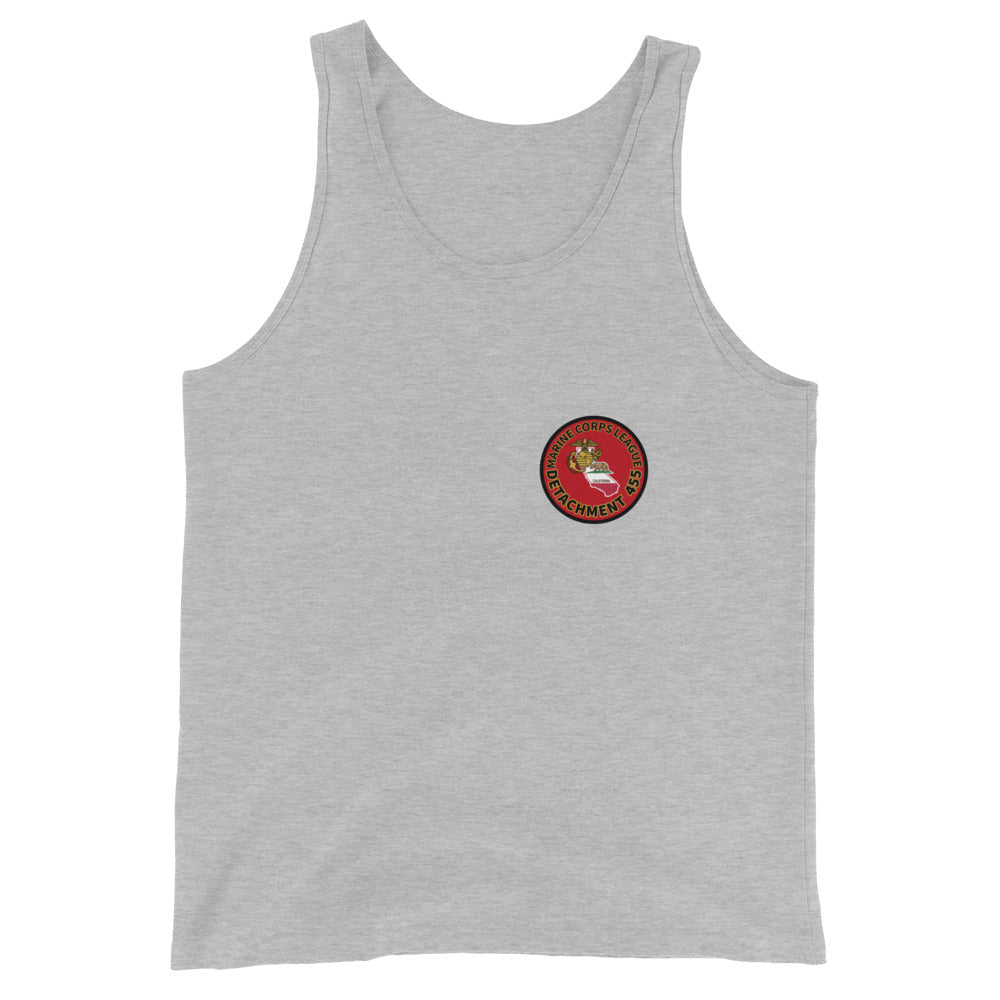 Performance | Tank Top | Marine Corps League kings County Det 455 | Badge Logo