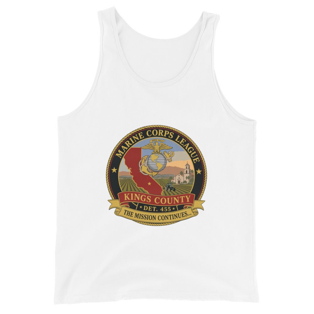 Performance | Tank Top | Marine Corps League kings County Det 455 | Shield Logo
