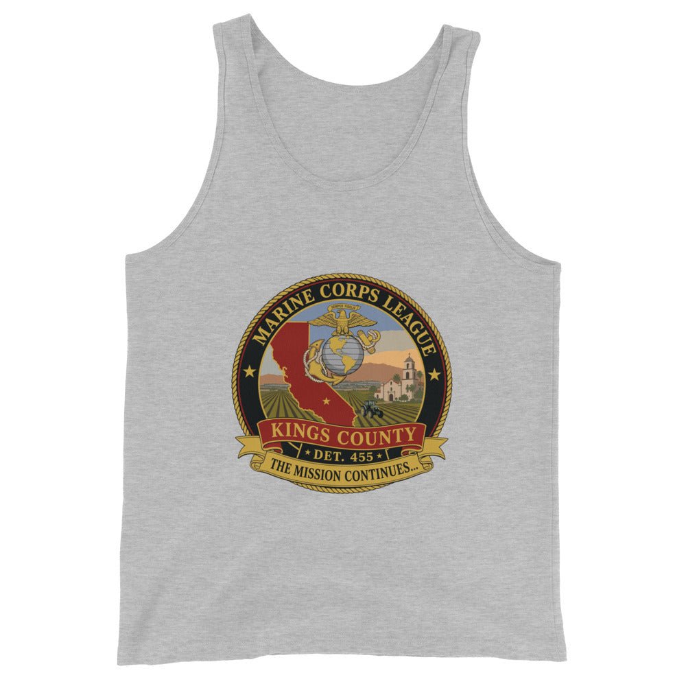Performance | Tank Top | Marine Corps League kings County Det 455 | Shield Logo
