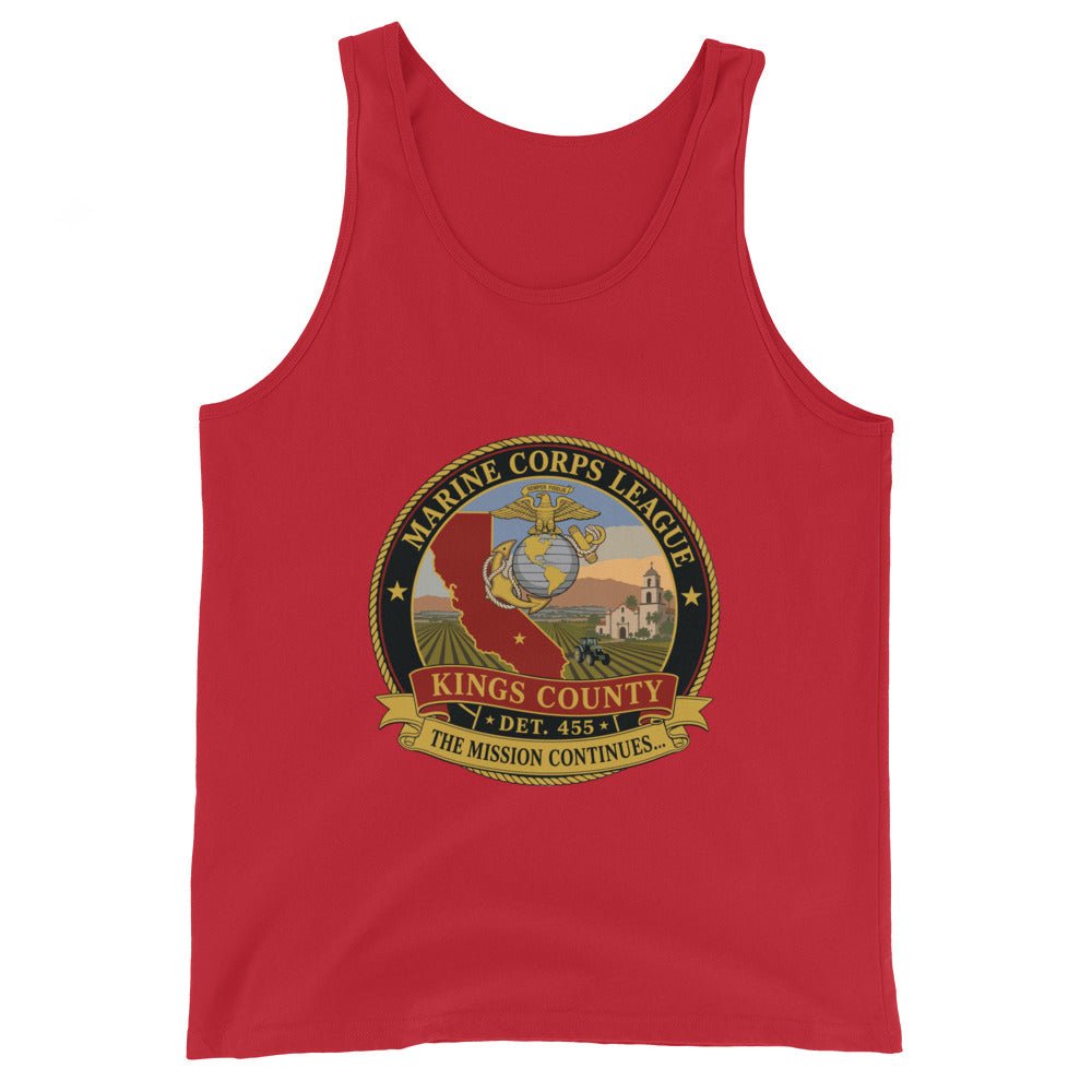 Performance | Tank Top | Marine Corps League kings County Det 455 | Shield Logo