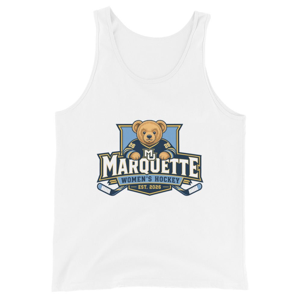 Performance | Tank Top | Marquette University Women's Hockey | Bear Athletics Logo
