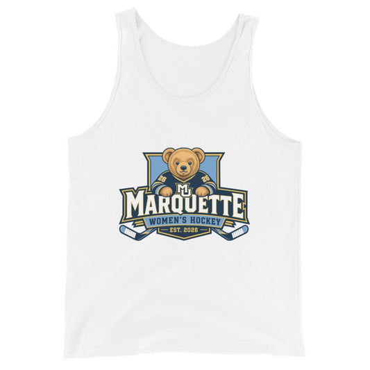 Performance | Tank Top | Marquette University Women's Hockey | Bear Athletics Logo