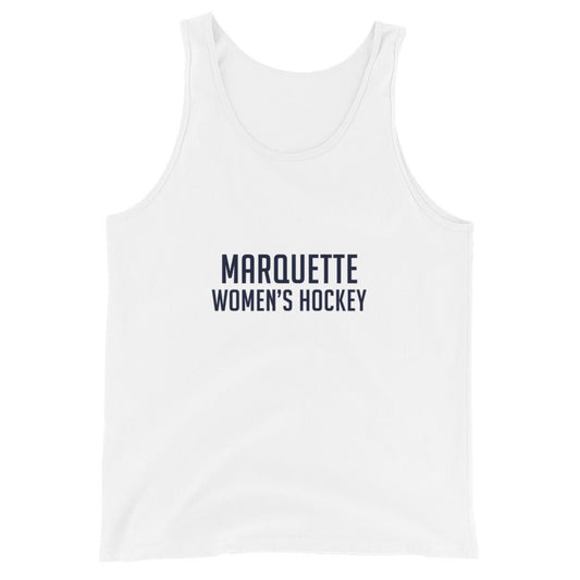 Performance | Tank Top | Marquette University Women's Hockey | Collegiate Front Logo