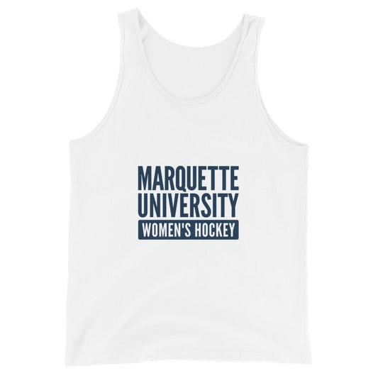 Performance | Tank Top | Marquette University Women's Hockey | Modern Script Logo