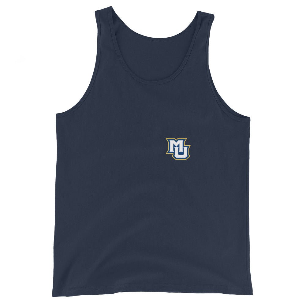 Performance | Tank Top | Marquette University Women's Hockey | MU Mark Backprint Logo