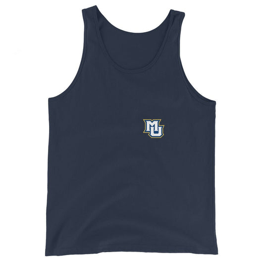 Performance | Tank Top | Marquette University Women's Hockey | MU Mark Backprint Logo