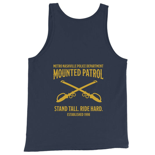 Performance | Tank Top | Metro Nashville Police Department Horse Mounted Patrol | Stand Tall Logo