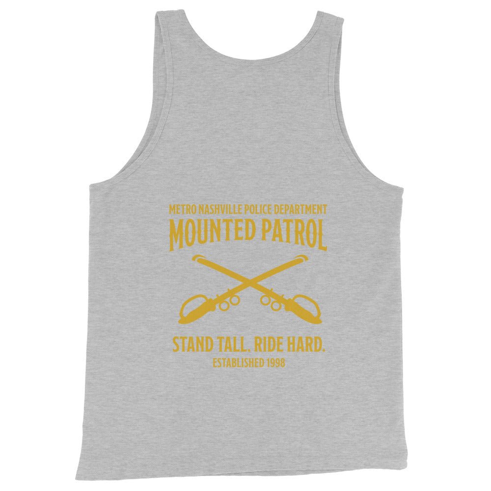 Performance | Tank Top | Metro Nashville Police Department Horse Mounted Patrol | Stand Tall Logo