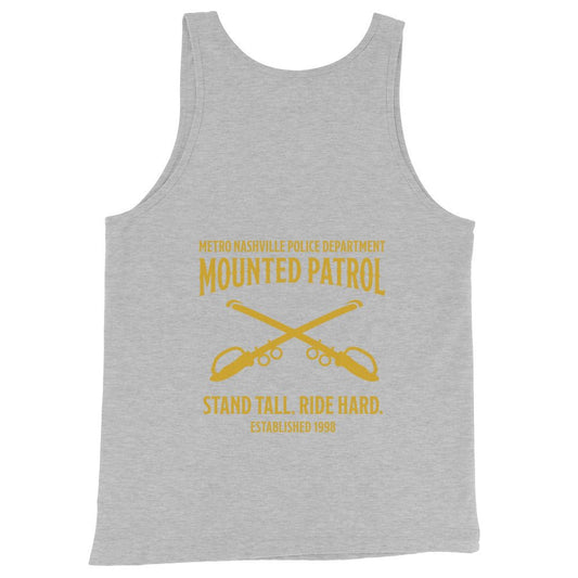 Performance | Tank Top | Metro Nashville Police Department Horse Mounted Patrol | Stand Tall Logo