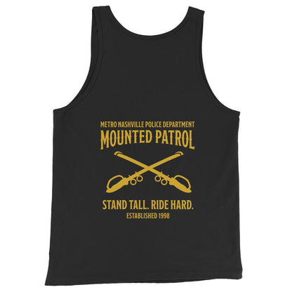 Performance | Tank Top | Metro Nashville Police Department Horse Mounted Patrol | Stand Tall Logo