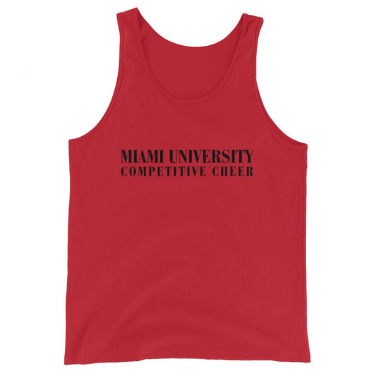 Performance | Tank Top | Miami University Competitive Cheer Team | Alt Logo