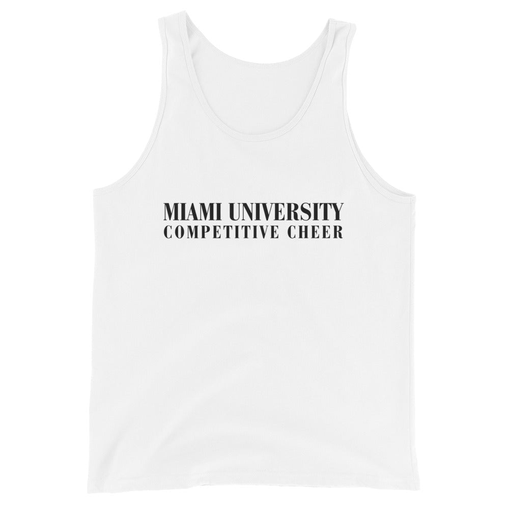Performance | Tank Top | Miami University Competitive Cheer Team | Alt Logo