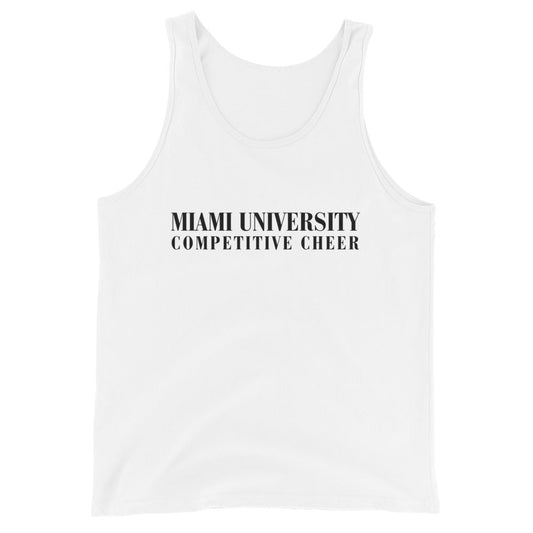 Performance | Tank Top | Miami University Competitive Cheer Team | Alt Logo
