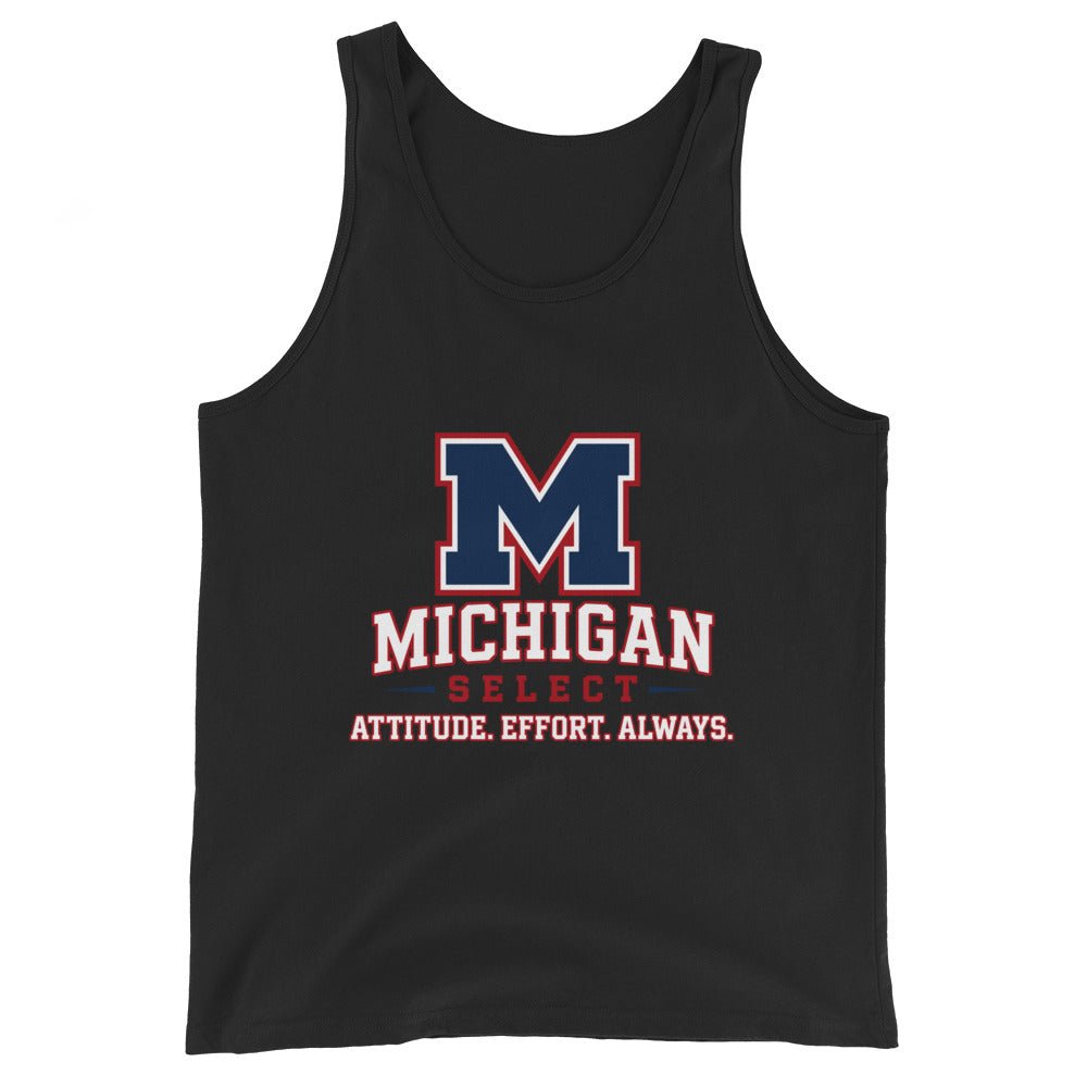 Performance | Tank Top | Michigan Select Baseball | Crest Logo