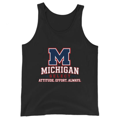 Performance | Tank Top | Michigan Select Baseball | Crest Logo