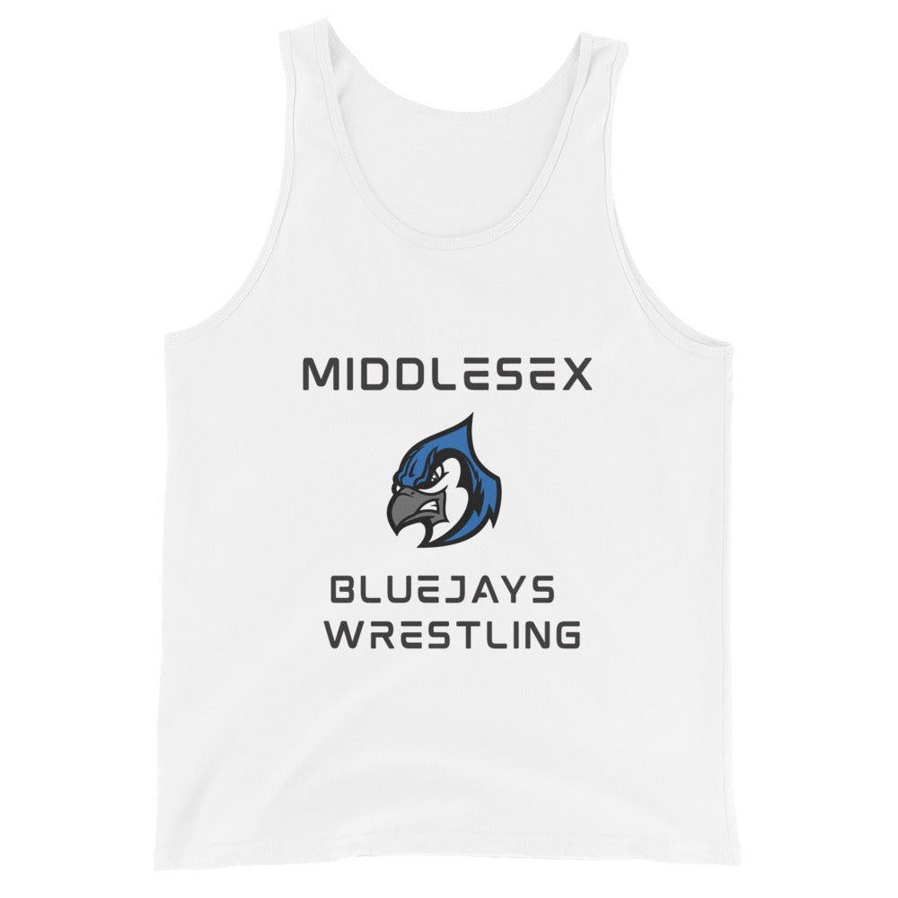 Performance | Tank Top | Middlesex Bluejays Wrestling | Bluejays Logo