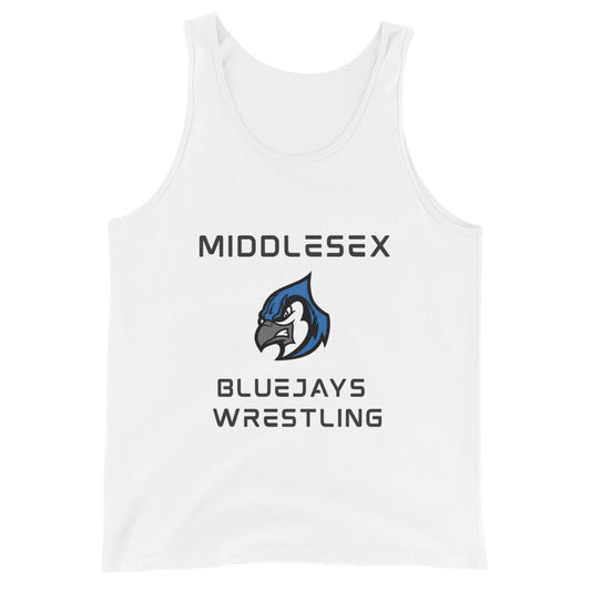 Performance | Tank Top | Middlesex Bluejays Wrestling | Bluejays Logo