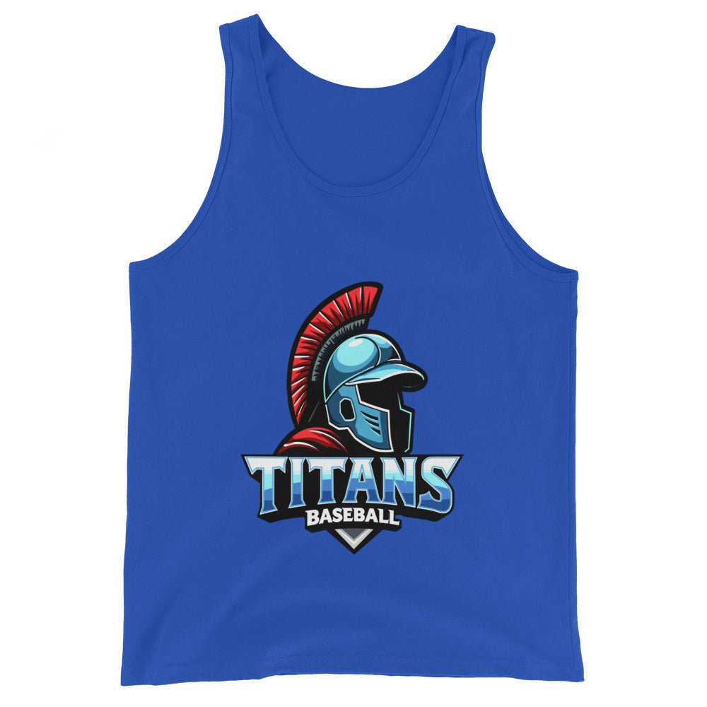 Performance | Tank Top | Mighty Titans Baseball | Crest Logo