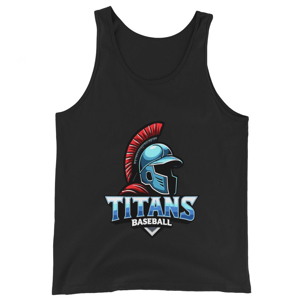 Performance | Tank Top | Mighty Titans Baseball | Crest Logo