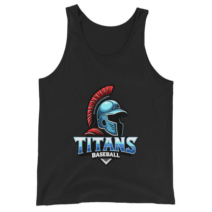 Performance | Tank Top | Mighty Titans Baseball | Crest Logo