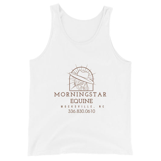 Performance | Tank Top | Morningstar Equine | Morningstar Equine Burnt Logo
