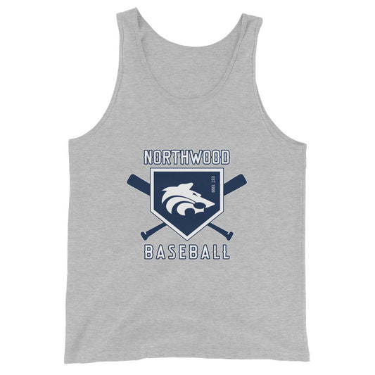Performance | Tank Top | Northwood High School Baseball | Emblem Logo