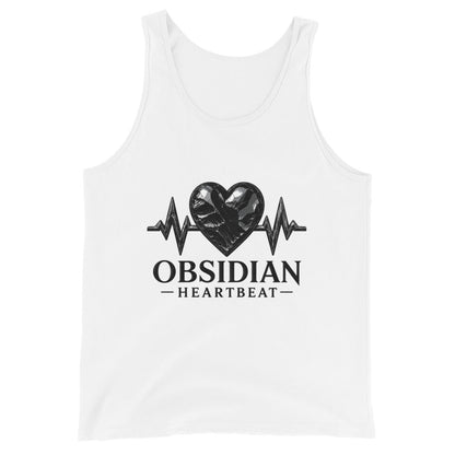Performance | Tank Top | Obsidian Heartbeat | Pulse Athletics Logo