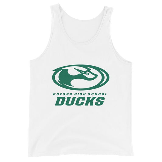 Performance | Tank Top | Odessa Girls Lacrosse | Ducks Green Logo