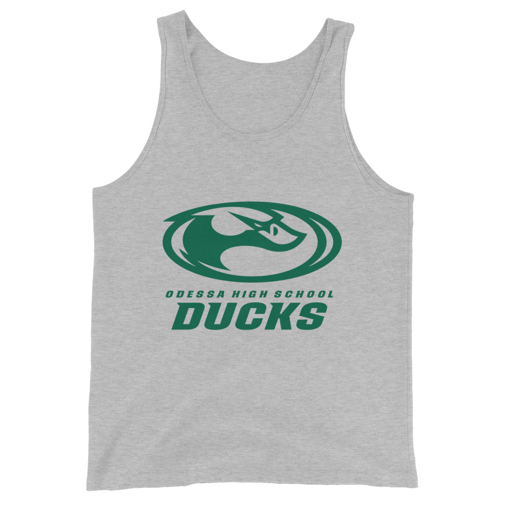 Performance | Tank Top | Odessa Girls Lacrosse | Ducks Green Logo