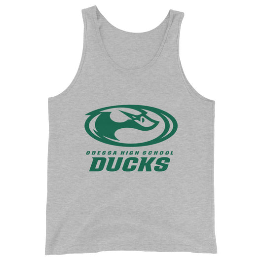 Performance | Tank Top | Odessa Girls Lacrosse | Ducks Green Logo