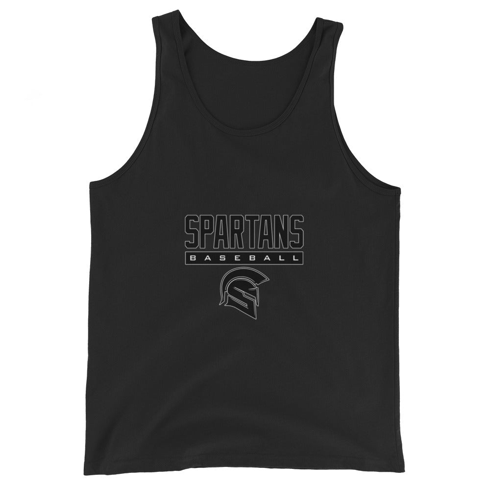Performance | Tank Top | Owings Mills Spartans Baseball | Crest Logo