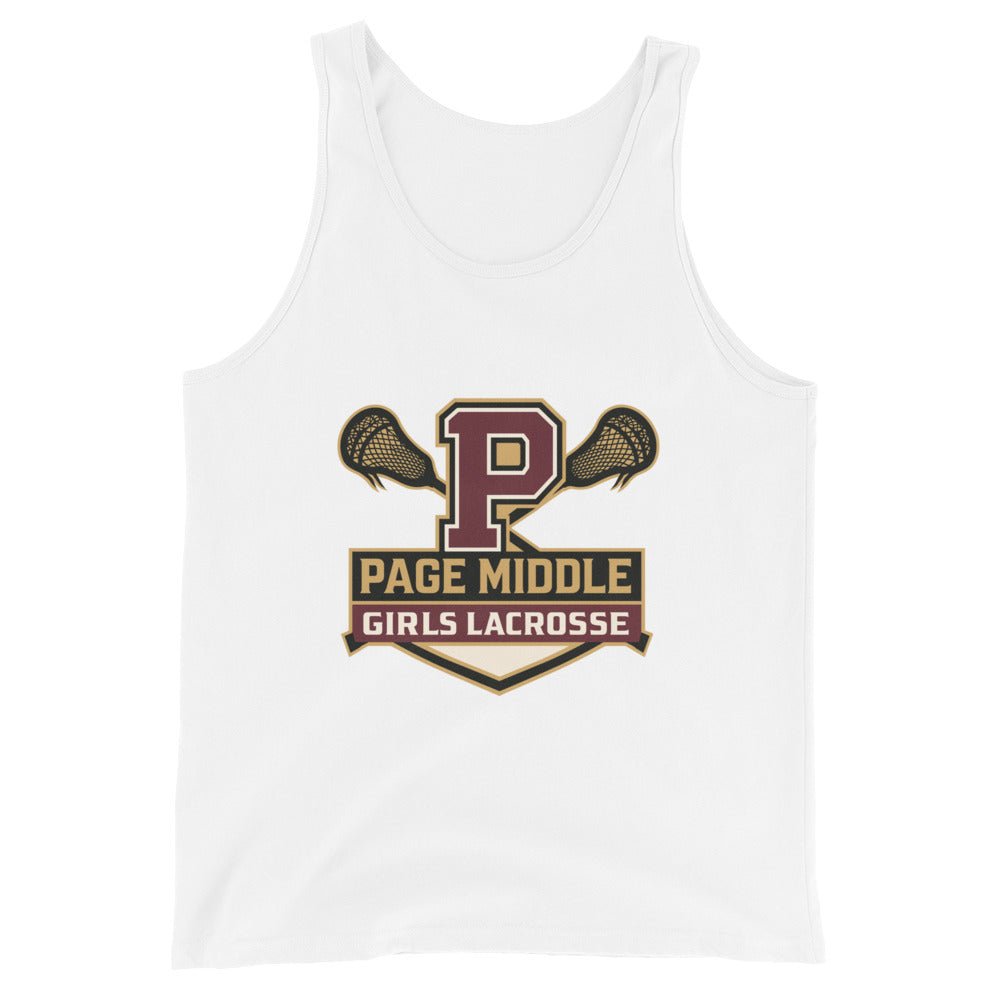 Performance | Tank Top | Page Middle Girls Lacrosse | Block P Logo