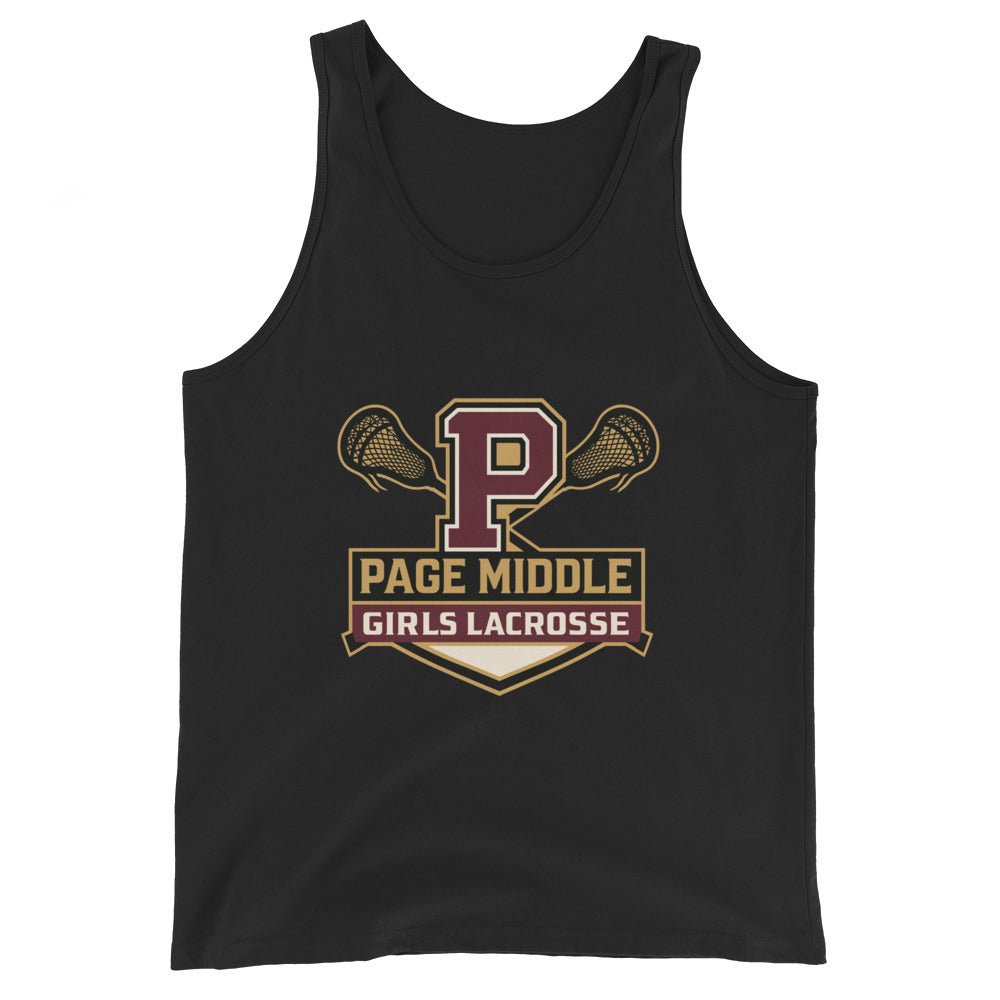 Performance | Tank Top | Page Middle Girls Lacrosse | Block P Logo