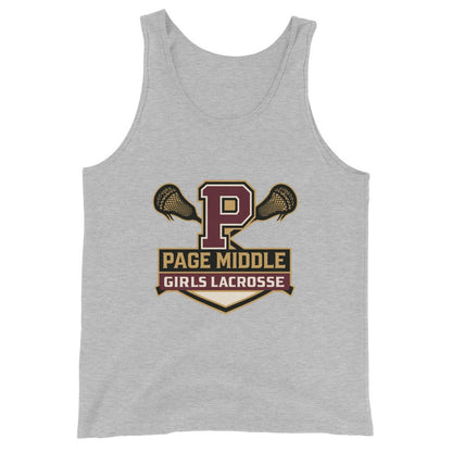 Performance | Tank Top | Page Middle Girls Lacrosse | Block P Logo