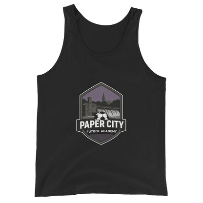 Performance | Tank Top | Paper City Futbol Academy | Vanguard Shield Logo