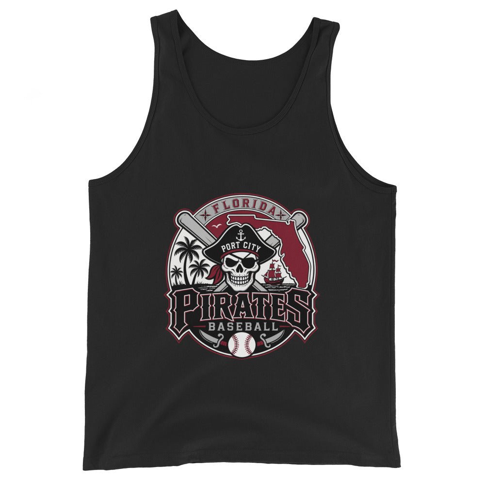 Performance | Tank Top | Port City Pirates | Emblem Logo