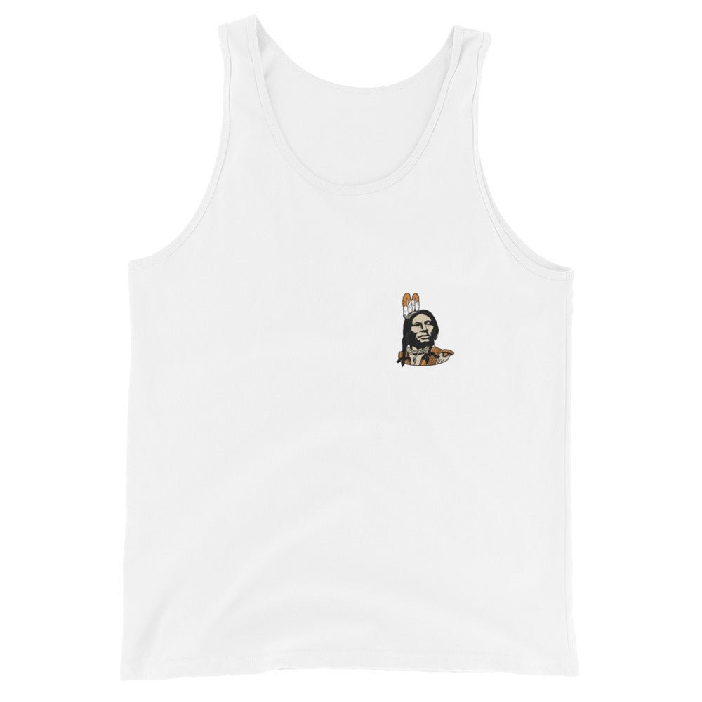 Performance | Tank Top | Powhatan lacrosse | Mascot Logo