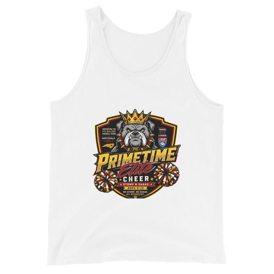 Performance | Tank Top | PTE Bulldog Cheer | Shield Logo