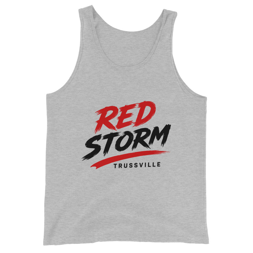 Performance | Tank Top | Red Storm | Modern Script Logo