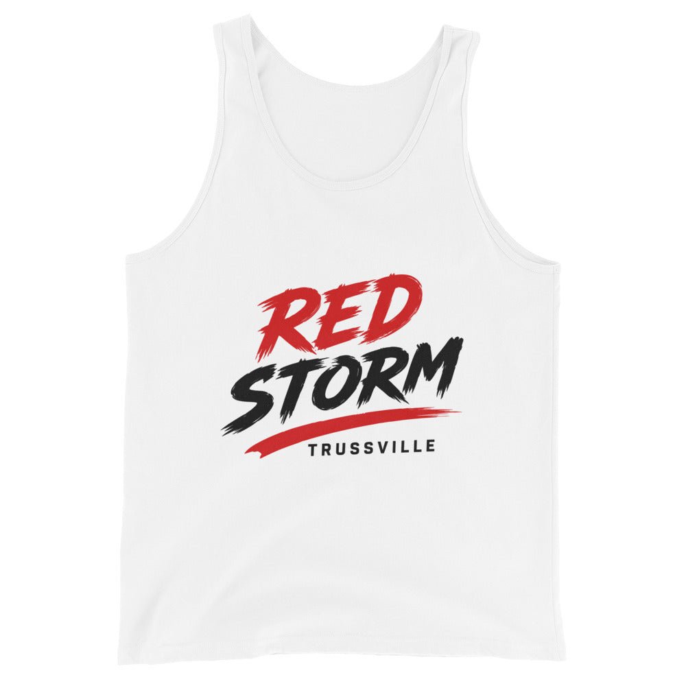 Performance | Tank Top | Red Storm | Modern Script Logo