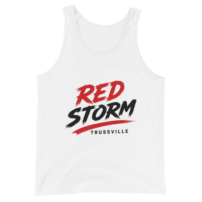 Performance | Tank Top | Red Storm | Modern Script Logo