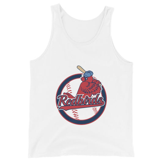 Performance | Tank Top | Redbirds | Vintage Badge Logo