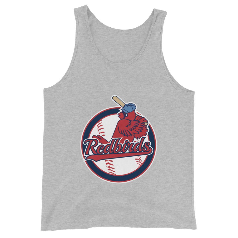 Performance | Tank Top | Redbirds | Vintage Badge Logo