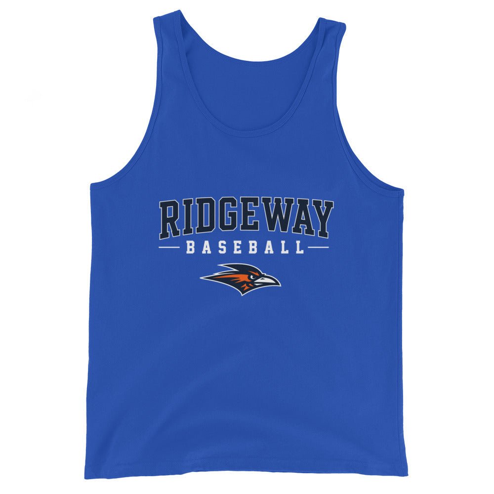 Performance | Tank Top | Ridgeway High School Baseball | Modern Script Logo